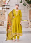 Devika By Rangoon H o Embroidery Wholesale Anarkali Kurtis Set In India