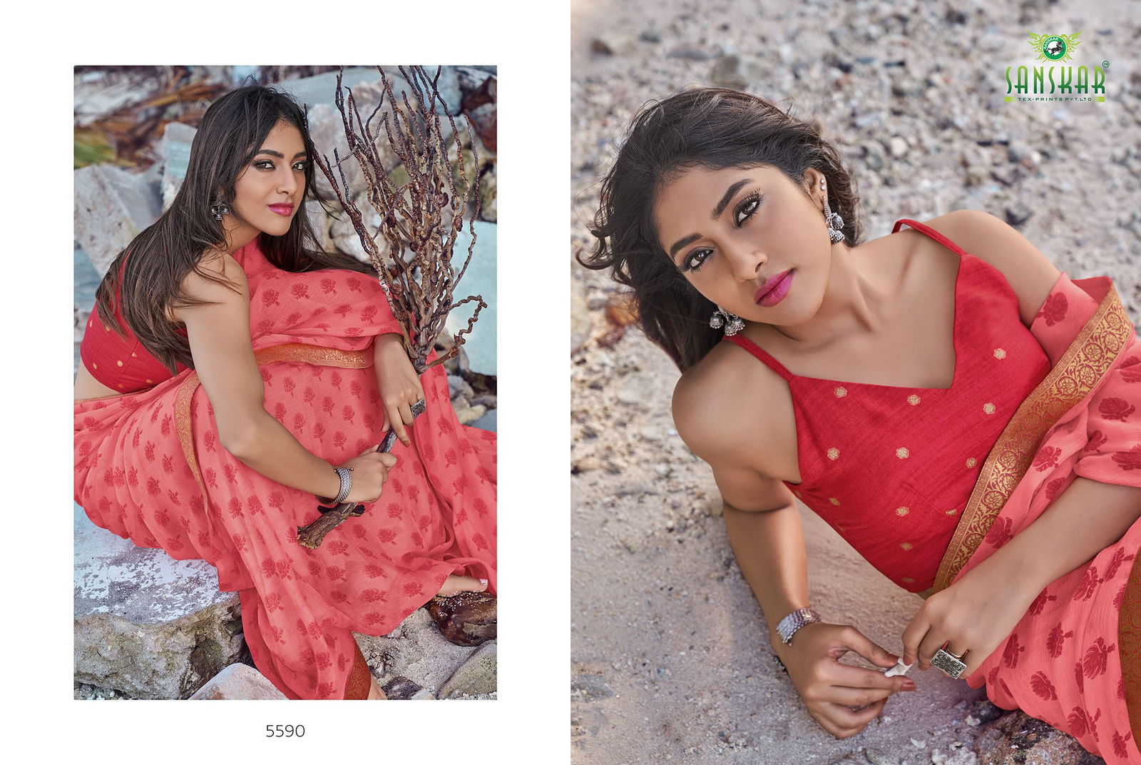 Sanskar Jharonka Latest Fancy Printed Daily Wear Saree Georgette Saree Collection 