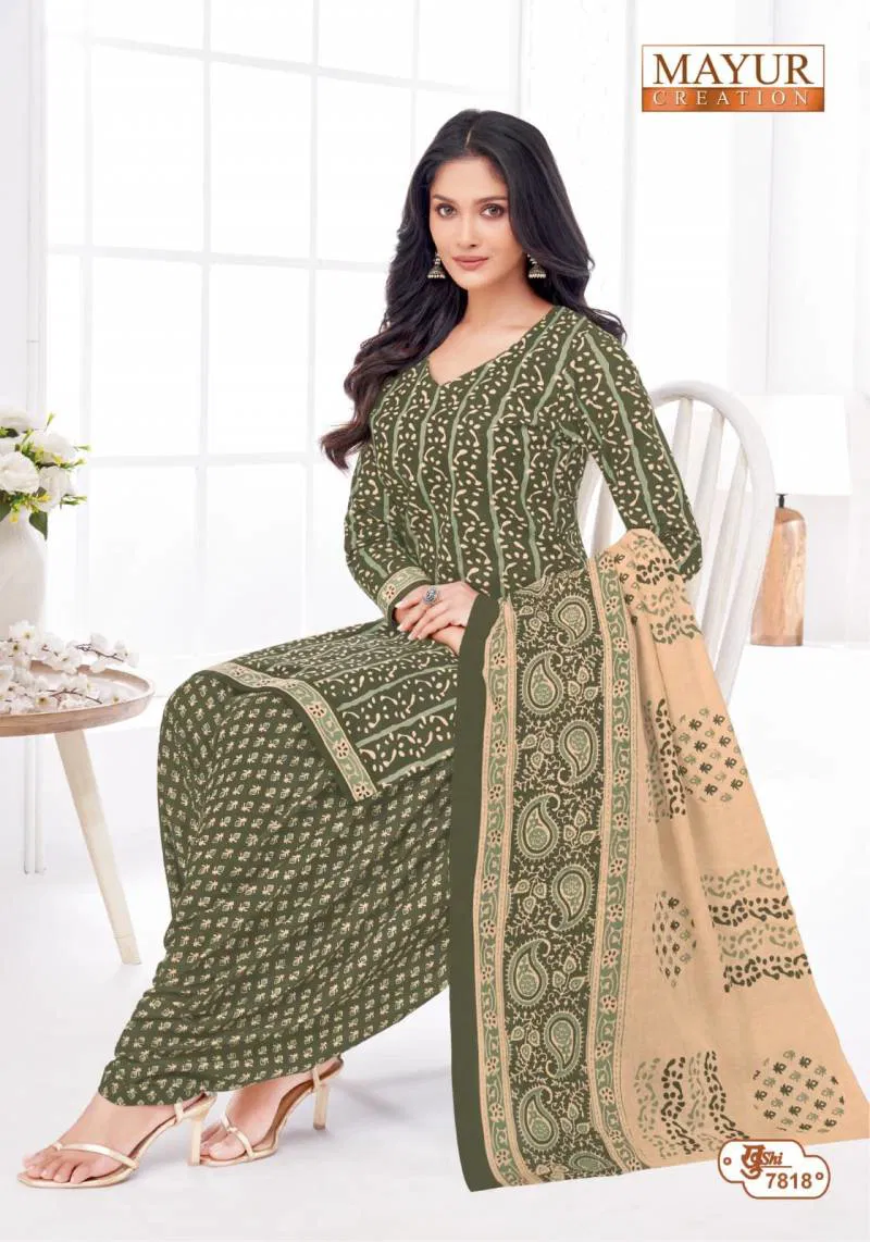 Khushi Vol 78 By Mayur Cotton Dress Material Wholesale Shop In Surat
