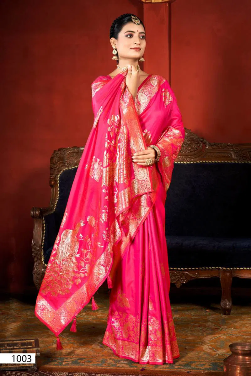 Vaamika Silk Saroski Vol 1 By Saroj Wedding Wear Silk Saree Wholesalers In Delhi