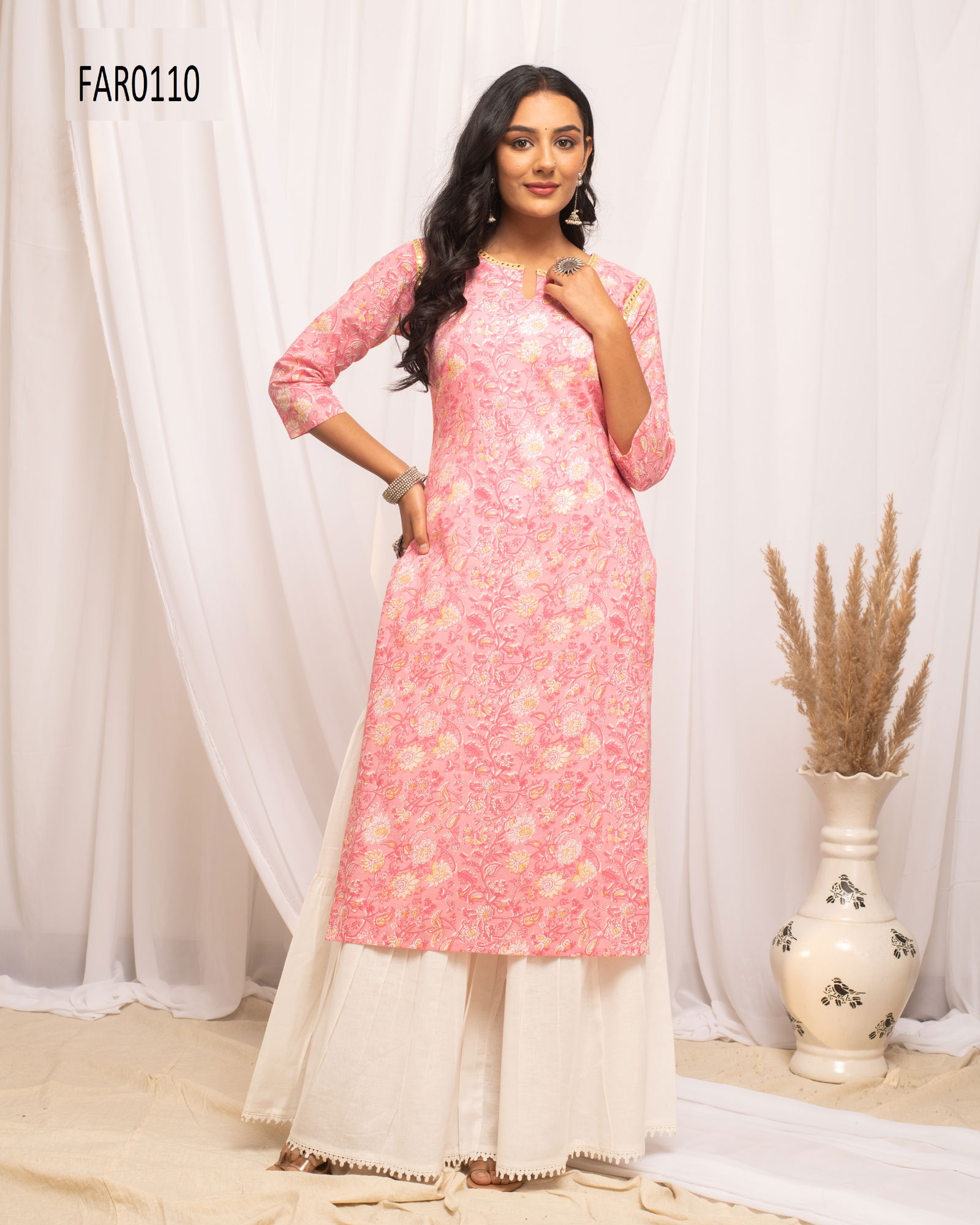 Fiorra  FAR0000 Casual Wear Printed Cotton Kurtis Wholesale Market In Mumbai