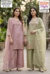 1620 By Ossm Style Salsa Beads Work Kurtis Set Size Combo 