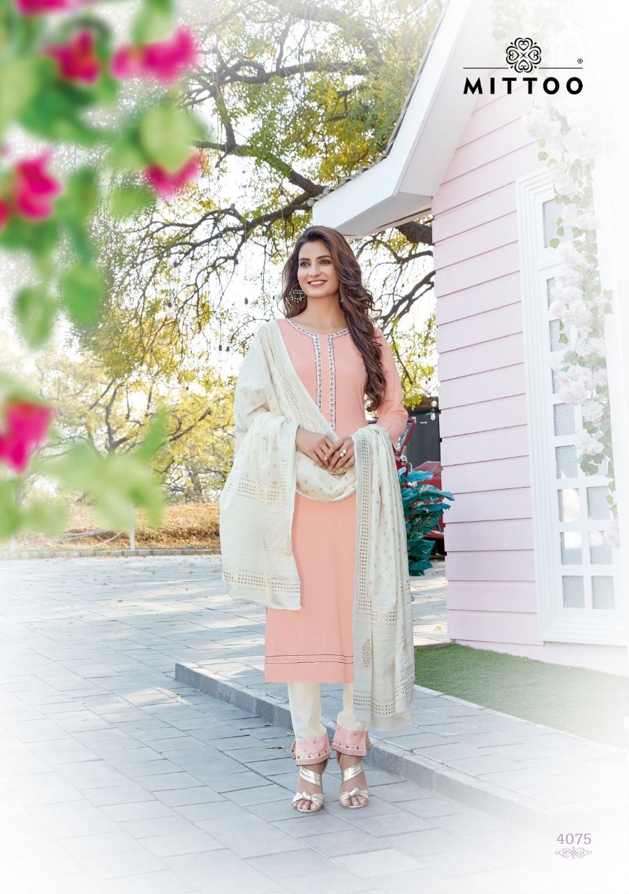 Mittoo Mahendi 3 Fancy Designer Festive Wear Readymade Dress Collection
