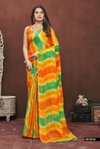Patrangini By Vallabhi Chiffon Printed Daily Wear Wholesale Saree Suppliers In Mumbai