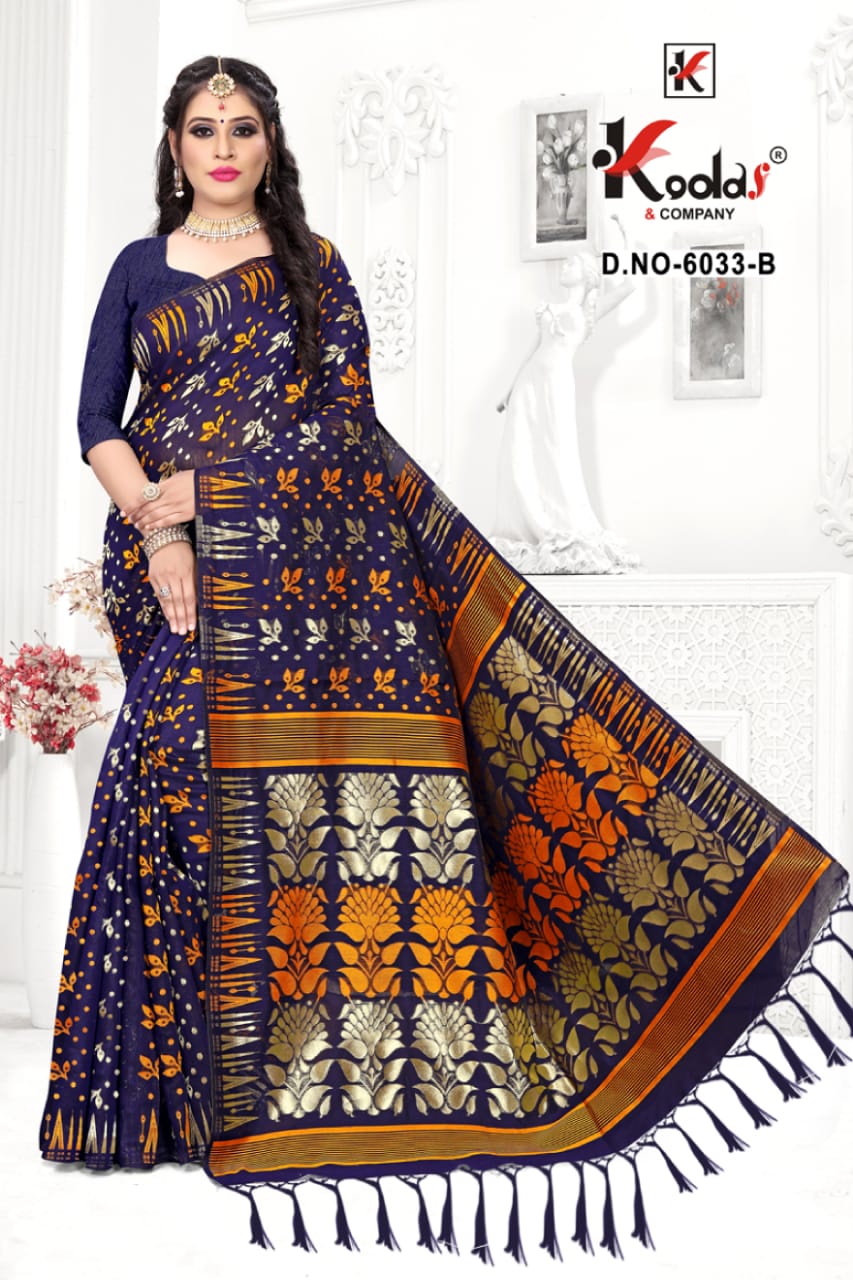 Mahek 6033 Silk Fancy Latest Designer Festive Wear Stylish Saree Collection
