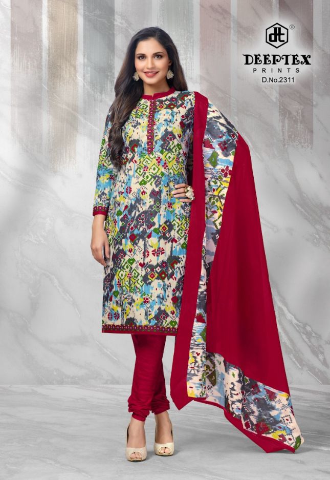Deeptex Chief Guest 23 Fancy Regular Wear Printed Cotton Dress Material Collection
