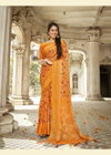 Swadeshi By Vallabhi Printed Brasso Floral Sarees Wholesale Market In Surat