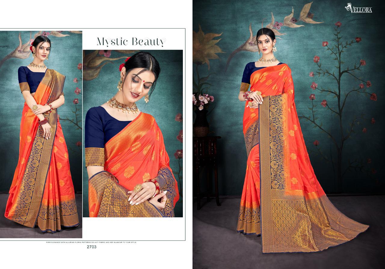 Vellora Vol 17 New Launch Of Latest Party Wear Wedding Wear Banarasi Silk Saree Collection 