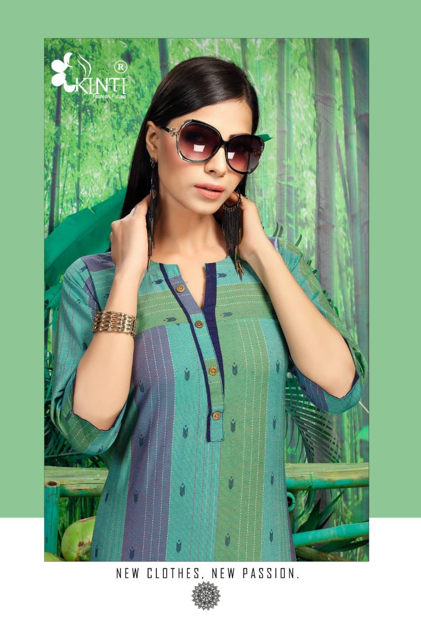 Kinti Walkway Handloom Ethnic Wear South Cotton Straight Designer Kurtis Collection
