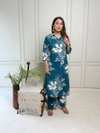 Naisha K 254 Casual Wear Rayon Printed Kurti With Bottom Wholesale Market In Surat With Price