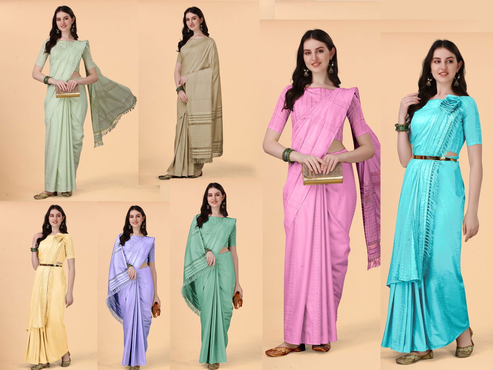 Dhruvi Designer Party Wear Sarees Catalog
