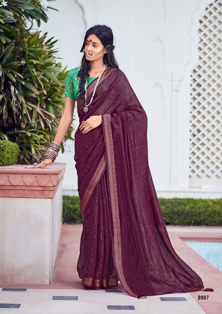 Lt Shaze Fancy Party Wear Linen Silk Latest Designer Saree Collection