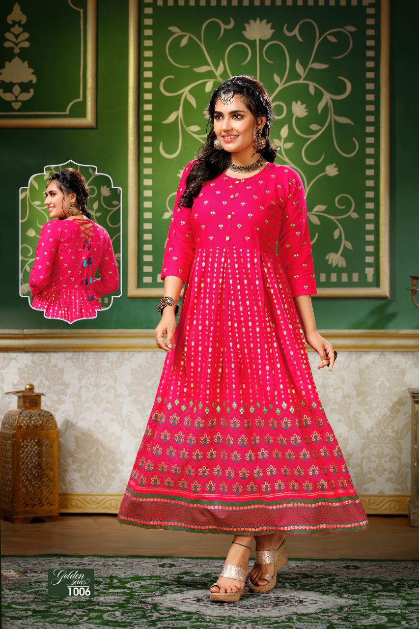 Fashion Talk Golden Series Gorgeous Designer Kurtis Collection
