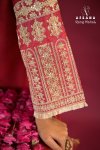 Rang Mahal By Afsana Rose Gold Crush Readymade Suits