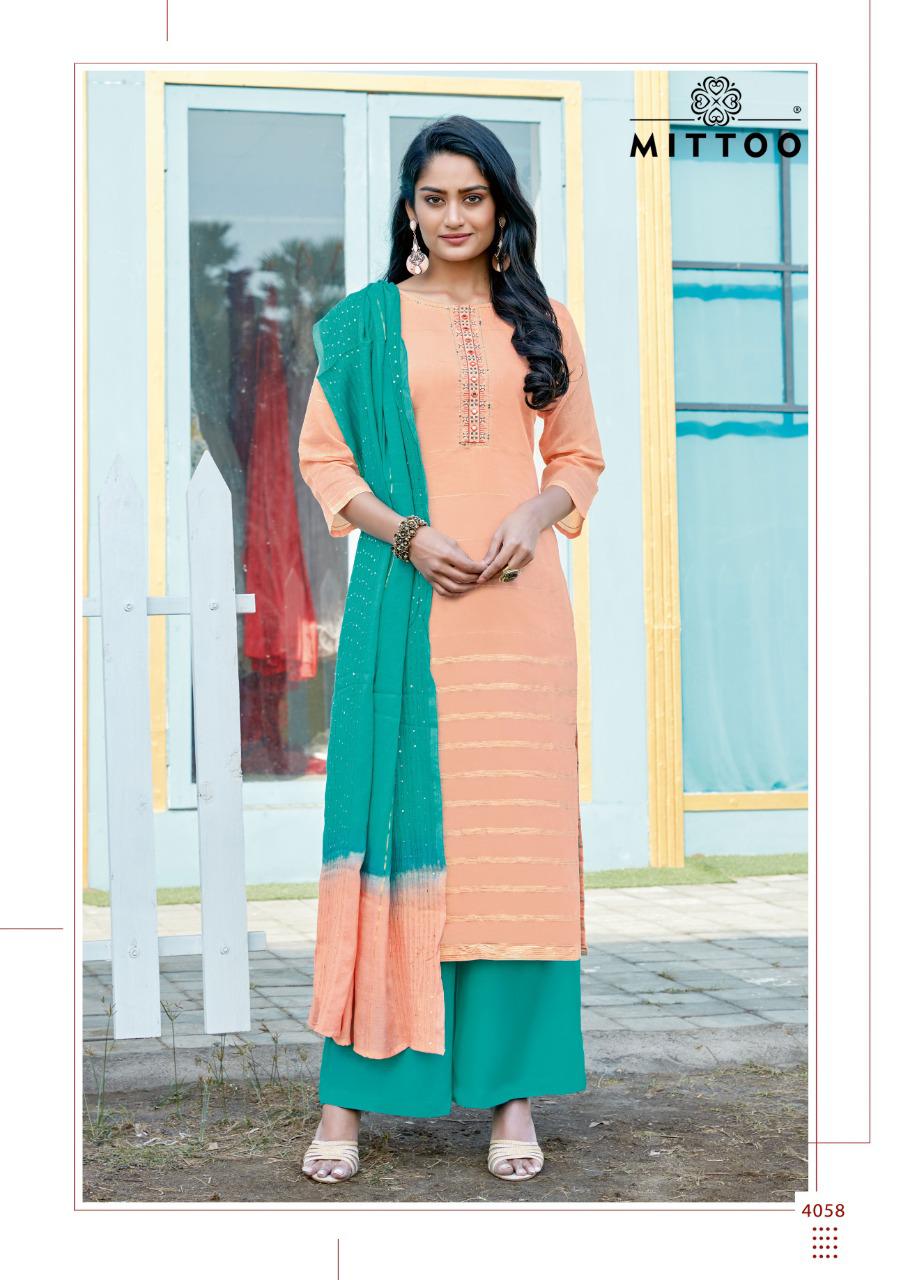 MITTOO MANOHARI VOL-3 Fancy Festive wear Heavy Designer Chanderi Jacquard  with Full Inner Readymade salwar Suit Collection