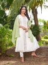 Bhavini By Aanchi Roman Silk Flair Wholesale Kurti With Bottom Dupatta In India