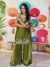 KF 2116 Kalaai Frendy Satin Embroidery Readymade Suits