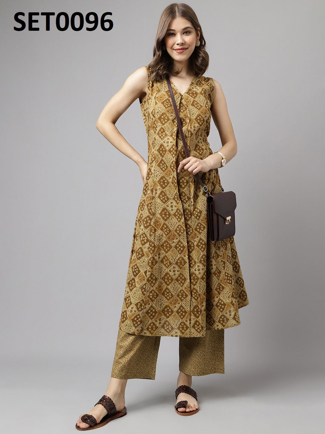 Fiorra SET0000 02 Printed Cotton Kurti With Palazzo Wholesale Market In Mumbai
