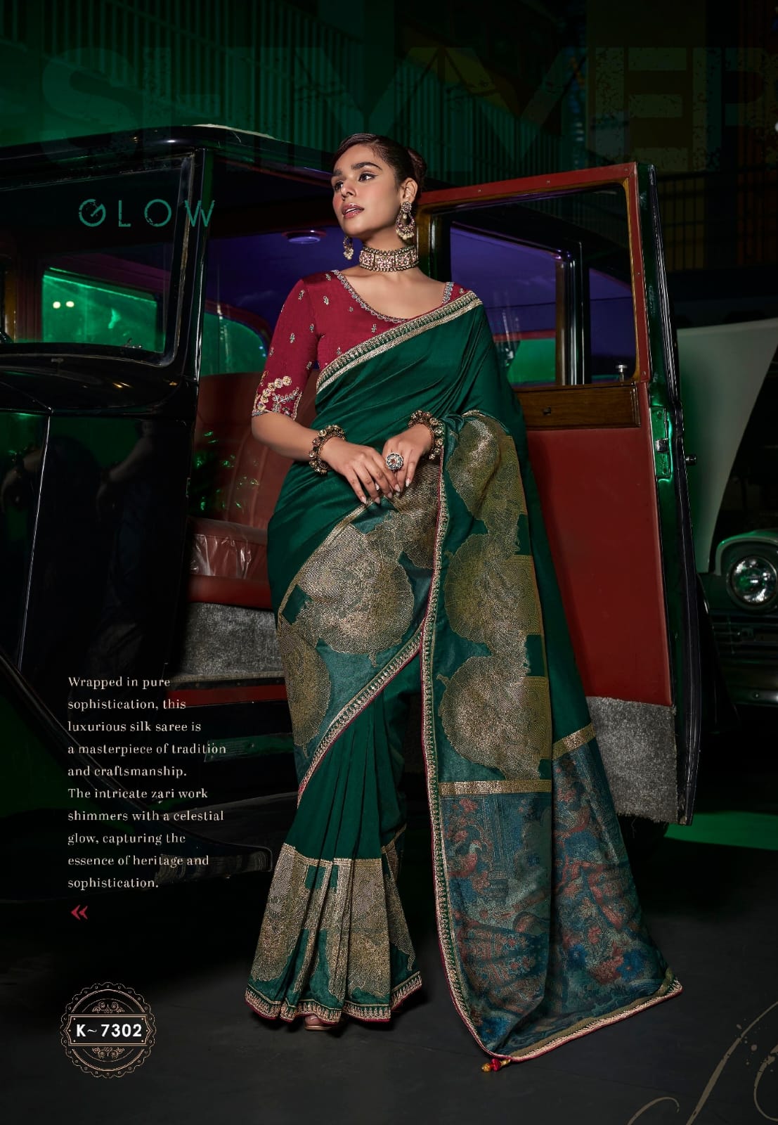Kanya By Kira Pure Silk Party Wear Designer Saree Suppliers In India