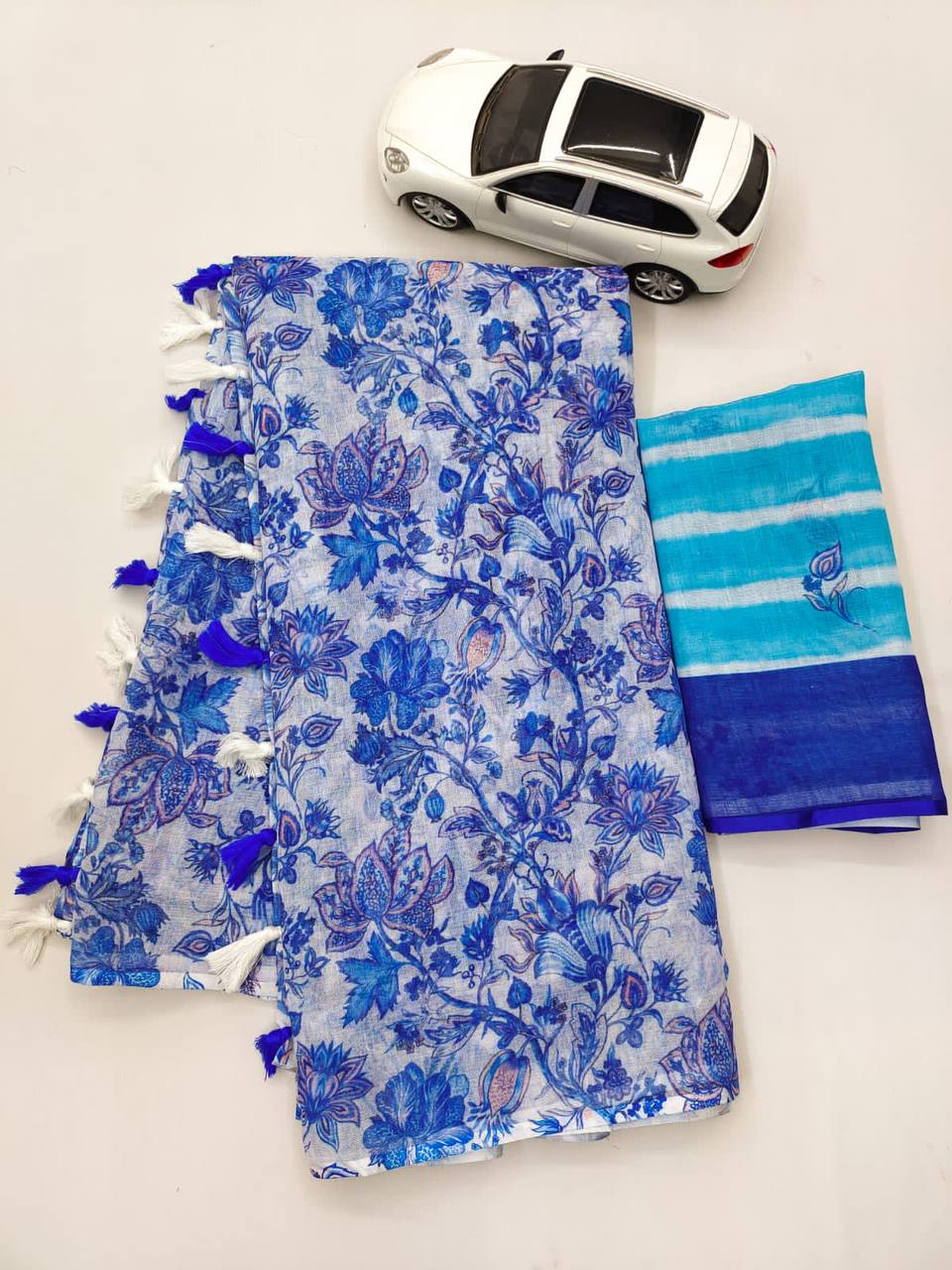 Mg 145 Mangalya  Linen Digital Printed Designer Saree catalog 