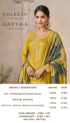 Nayva Vol 5 By Vinay Kuleesh Viscose Muslin Wholesale Salwar Kameez In India