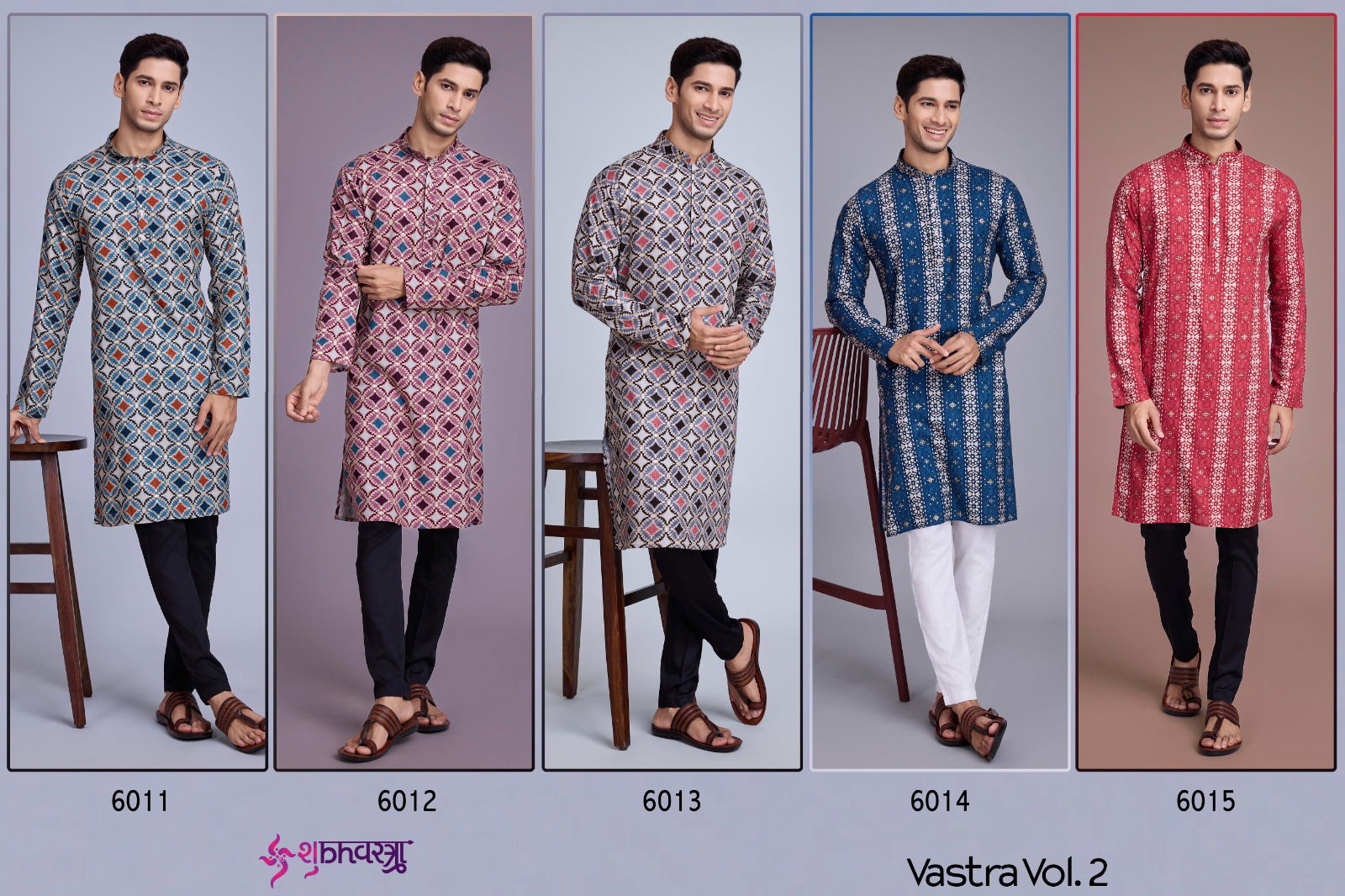 Vastra Vol 2 By Shubhvastra Rayon Printed Foil Kurta Collection 