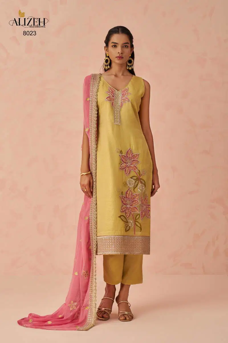Raag 2 By Alizeh Fancy Crush Designer Salwar Suit Online Wholesale
