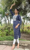 Nsf Fashion Leheriya Rayon Leheriya Printed Fancy Kurtis Wholesale Clothing Distributors In India