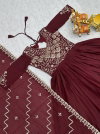 Sn 2407 Beautiful Georgette Gown With Dupatta Wholesalers In Delhi