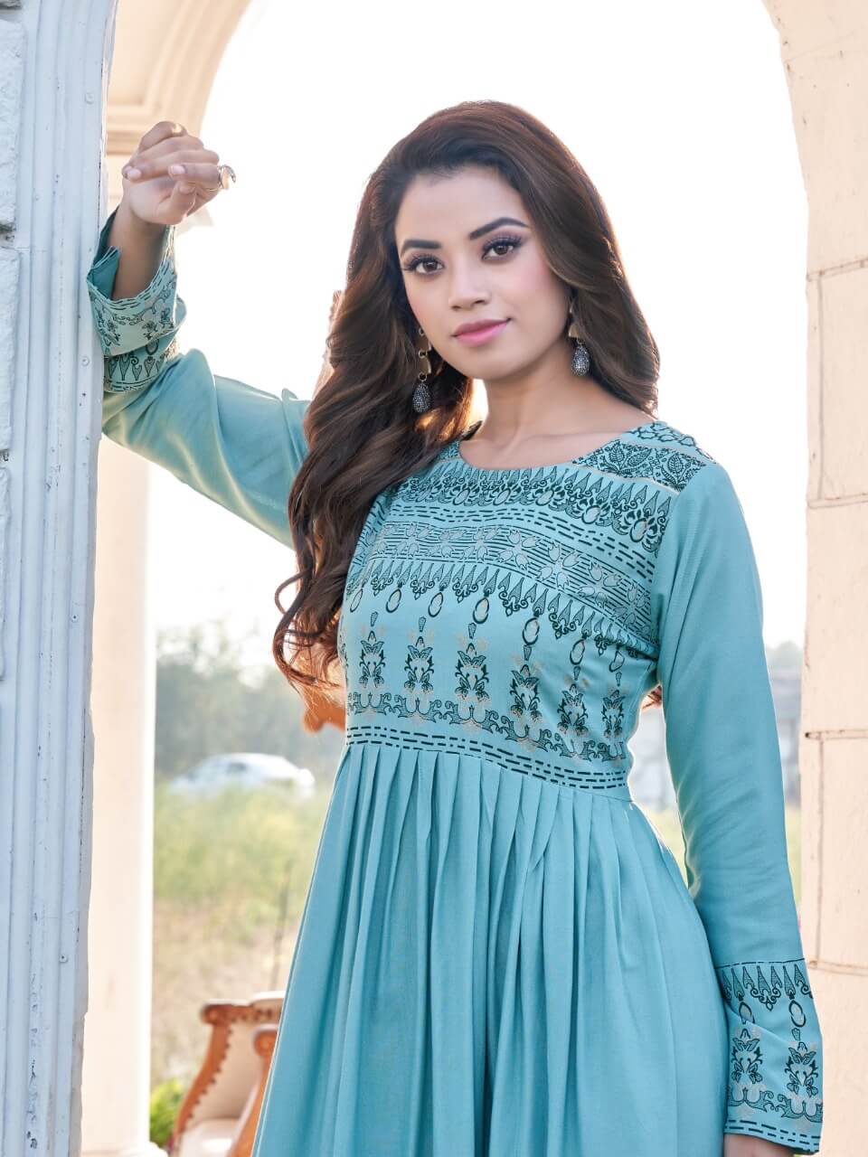 Bonie Senorita 2 Heavy Wedding Wear Rayon Long Designer Anarkali Kurti Collection