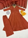 KF 5025 Kalaai Chinon Foil Printed Kurti With Bottom Dupatta Suppliers In India
