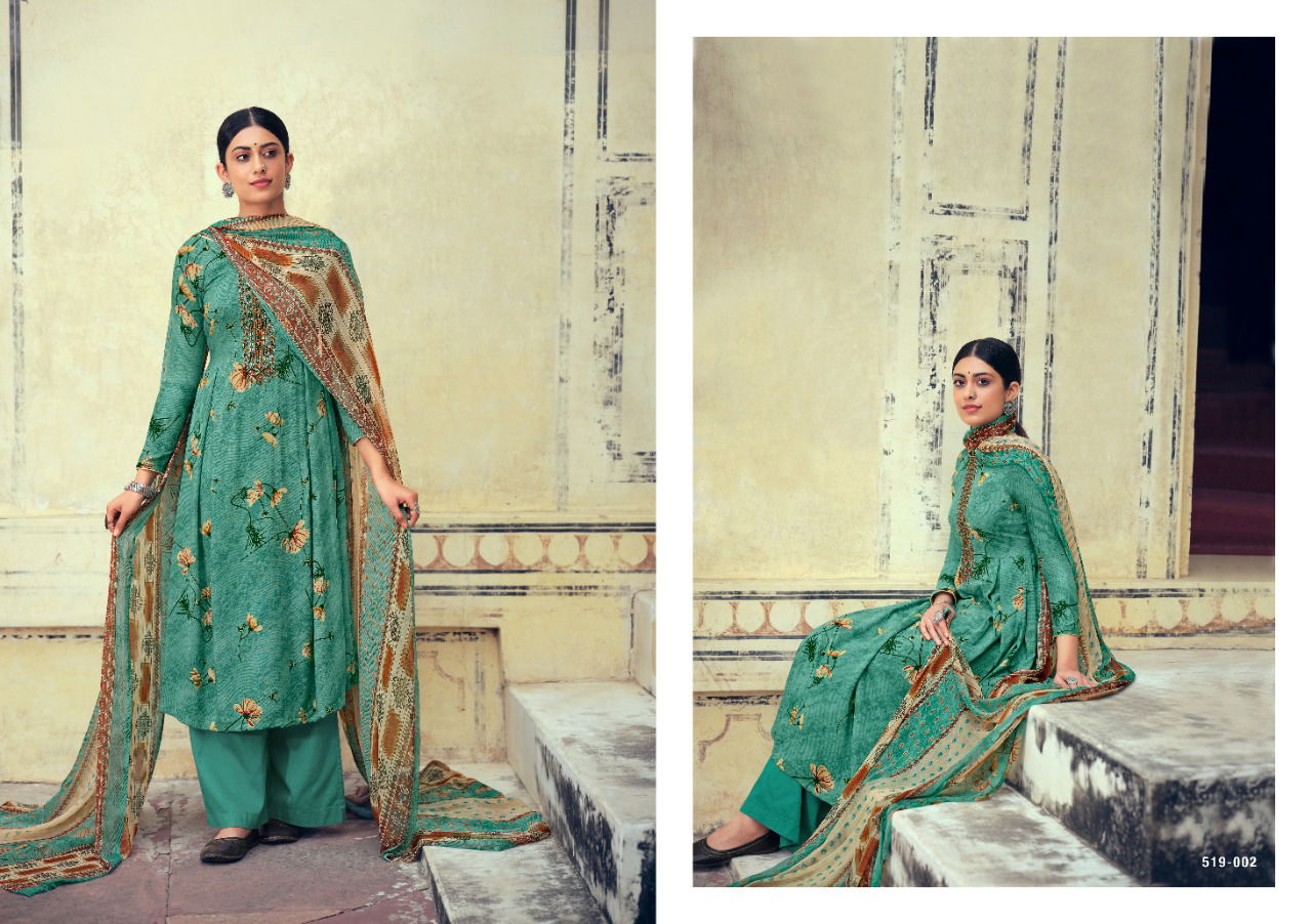 Belliza Mystic Digital Printed Fancy Designer Pure Rayon Digital Style Print with Fancy Embroidery work Dress Material Collection