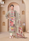 Black Biba By Alok Suit Viscose Maslin Printed Dress Material Wholesale Price In Surat

