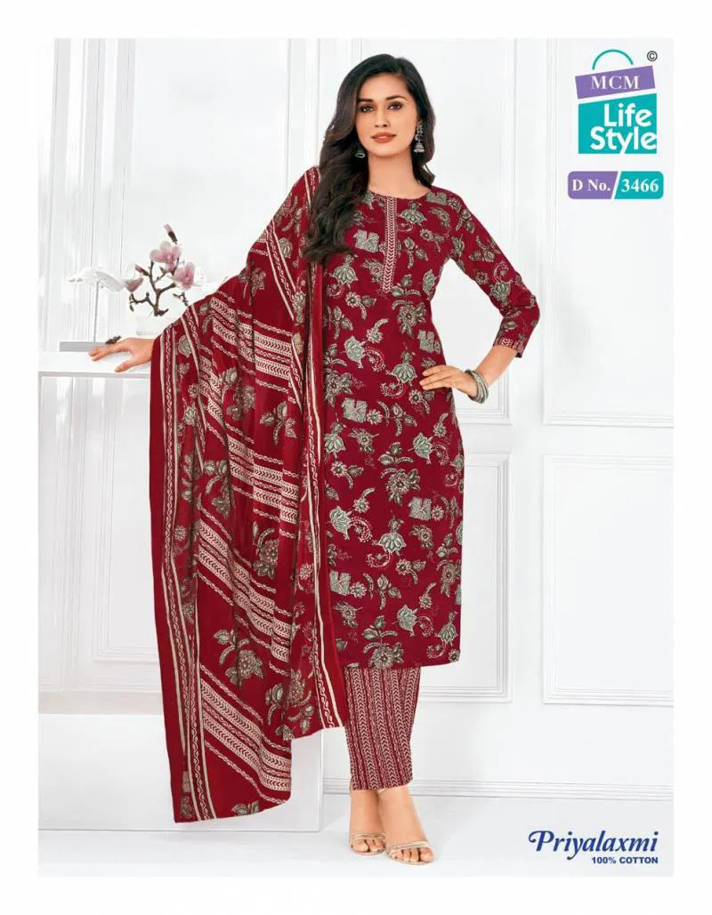 Priyalaxmi Vol 34 By Mcm Cotton Printed Dress Material Surat Wholesale Market