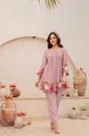 KF 1132 Kalaai Chanderi Silk Embroidery Kurti With Bottom

