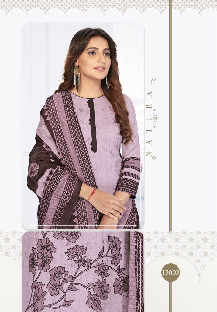 Mangal Shree Madhubala 12 Printed Designer Cotton Daily wear Dress Material Collection
