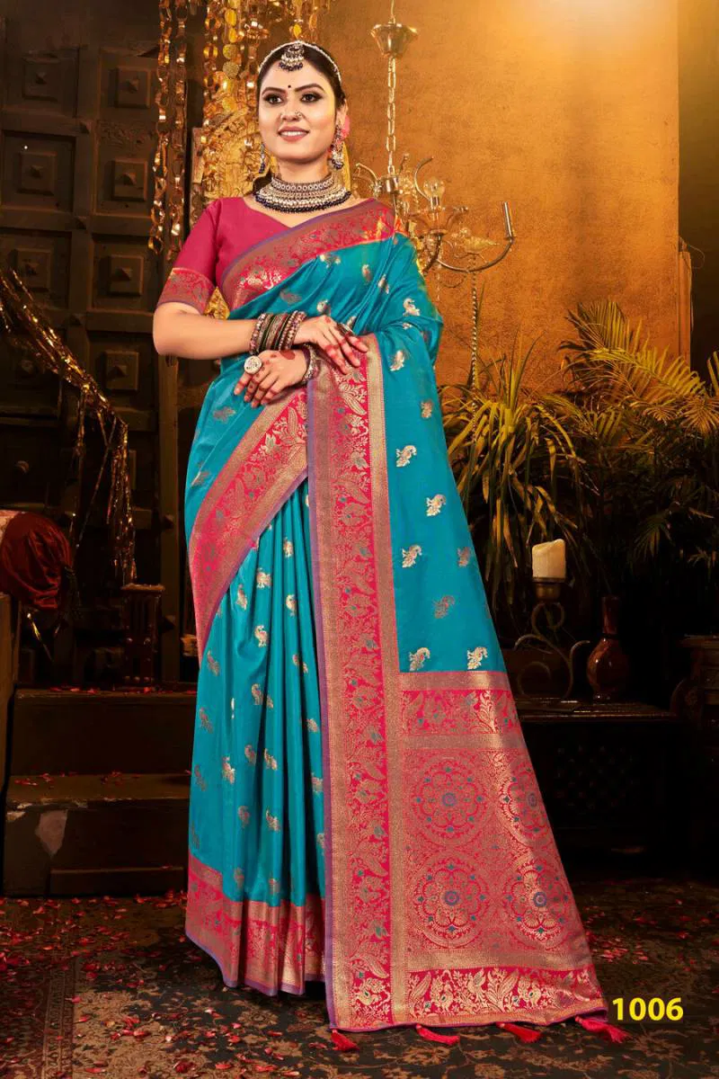 Rangkesari Silk Vol 2 By Saroj Traditional Wear Fancy Silk Saree Wholesale In India
