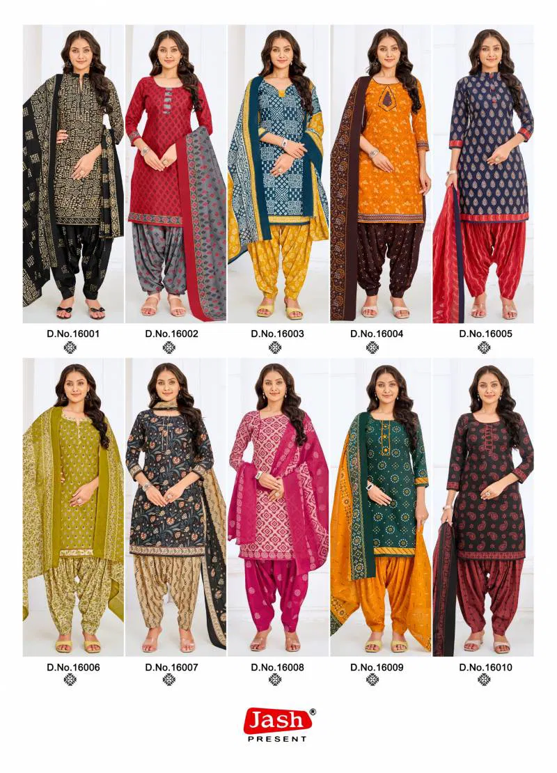 Jash Palak Vol 16 Cotton Printed Dress Material Wholesale Shop In Surat