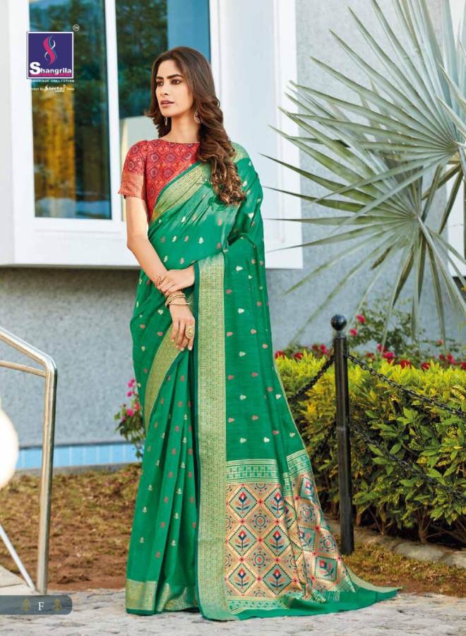 Shangrila Ramaiya Silk Designer Festive Wear Silk Saree Collection 