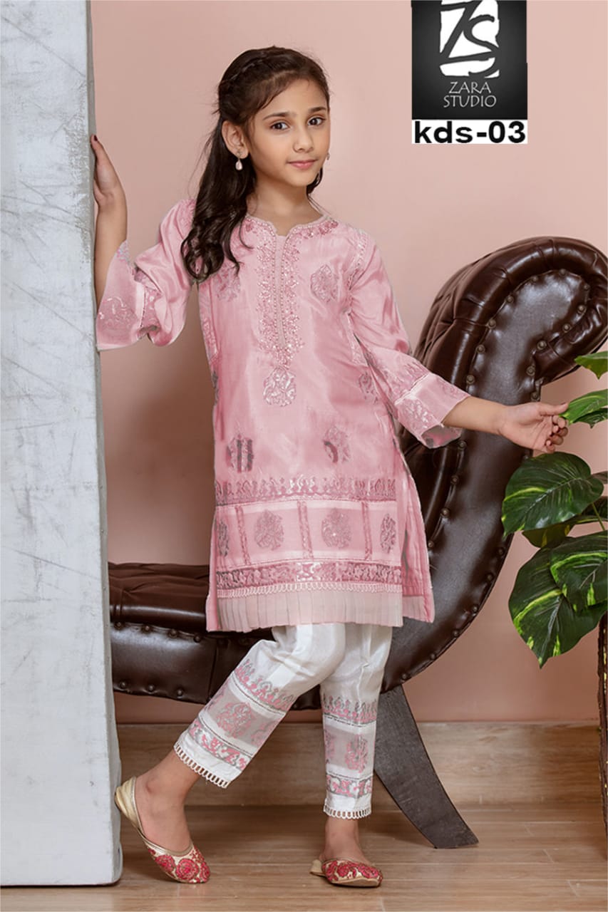 Zara Studio Kids 03 Georgette New Designer Ethnic Wear Kids Collection