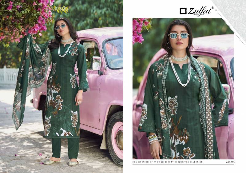 Bahaar By Zulfat Cotton Printed Fancy Dress Material Wholesale Kurti In India