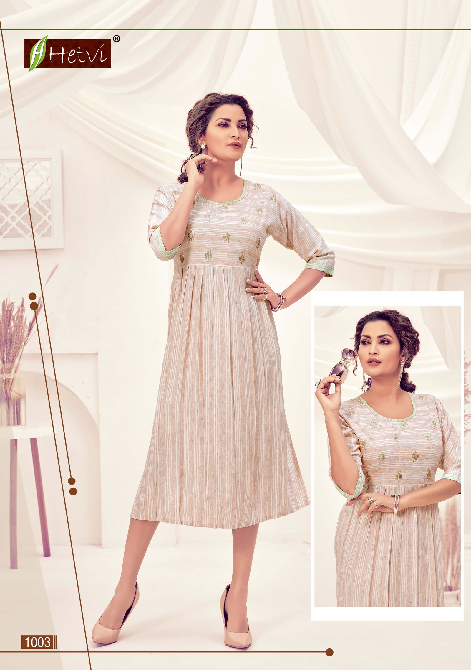 Hetvi Silent Latest Ethic Wear Rayon Designer Anarkali Kurti Collection
