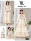 Festival Pro Vol 20 By Blue Hills Anarkali Gown With Classic Neck Embroidery With Belt