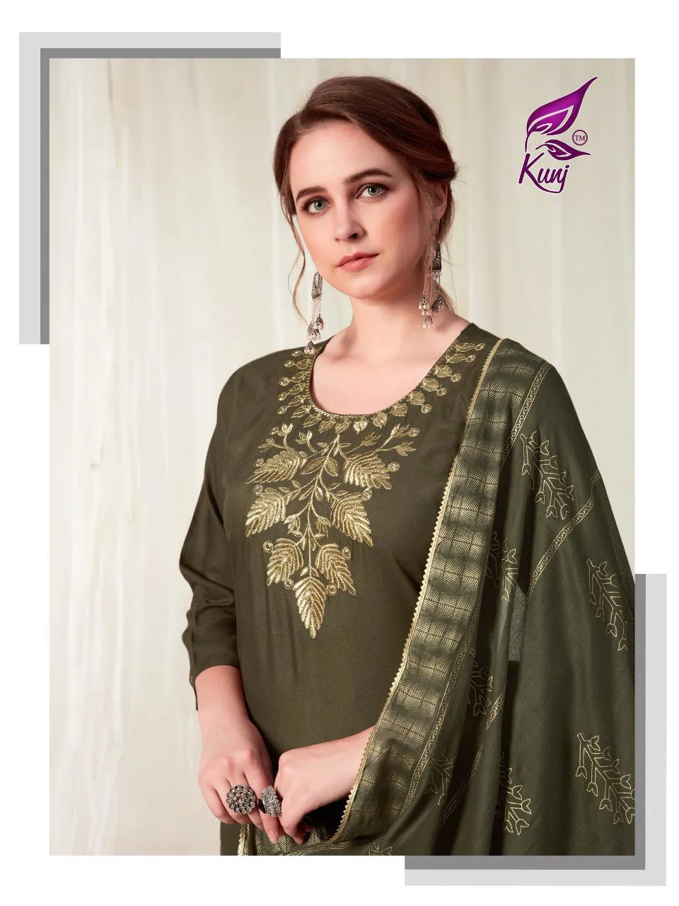 Kunj Kainaat Vol 01 Latest Exclusive Festive Wear Designer Ready Made Plazzo Suit Collection 