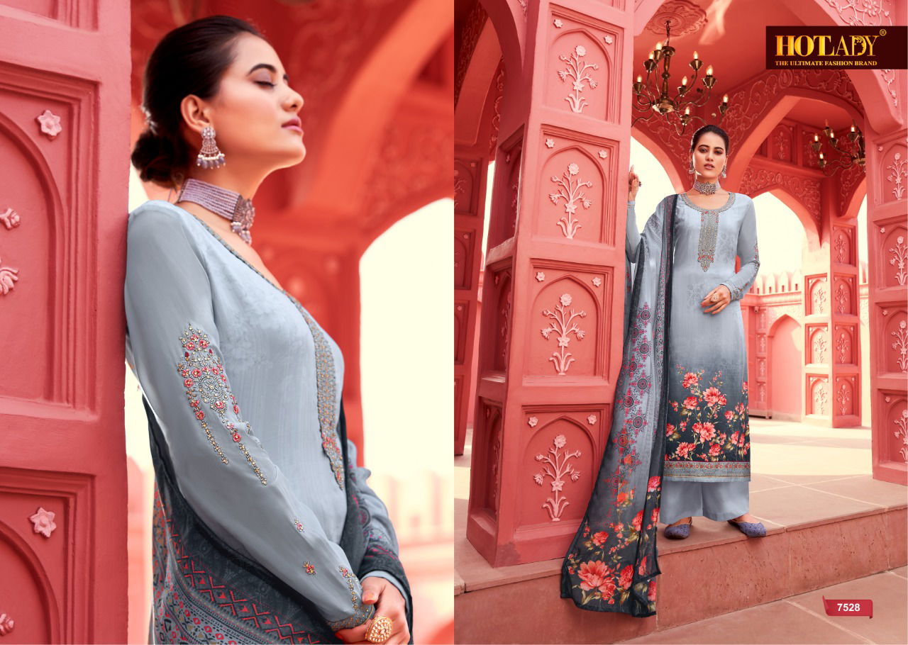 Hotlady Kasturi 7521 Series Fancy Festive Wear Digital Printed Salwar Kameez Collection