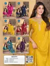 Bharti By Kaya Roman Silk Embroidered Readymade Suits Exporters In India