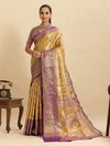 Maahi 206 Kanjivaram Silk Zari Worked Premium Saree Wholesale Clothing Suppliers In India