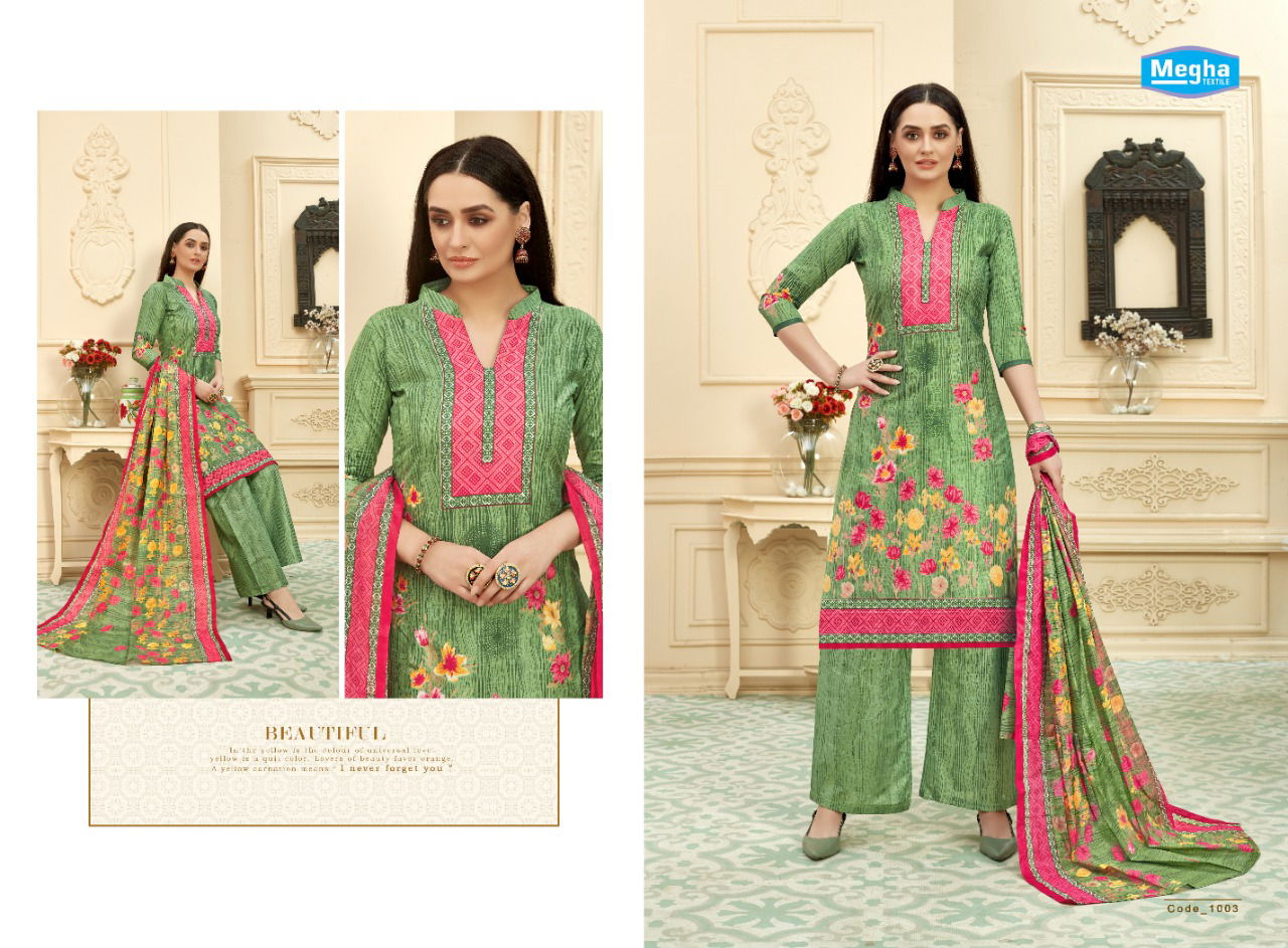 Megha Mirza Sahiba 2 Latest fancy Regular Casual Wear Pure Printed Cotton Collection
