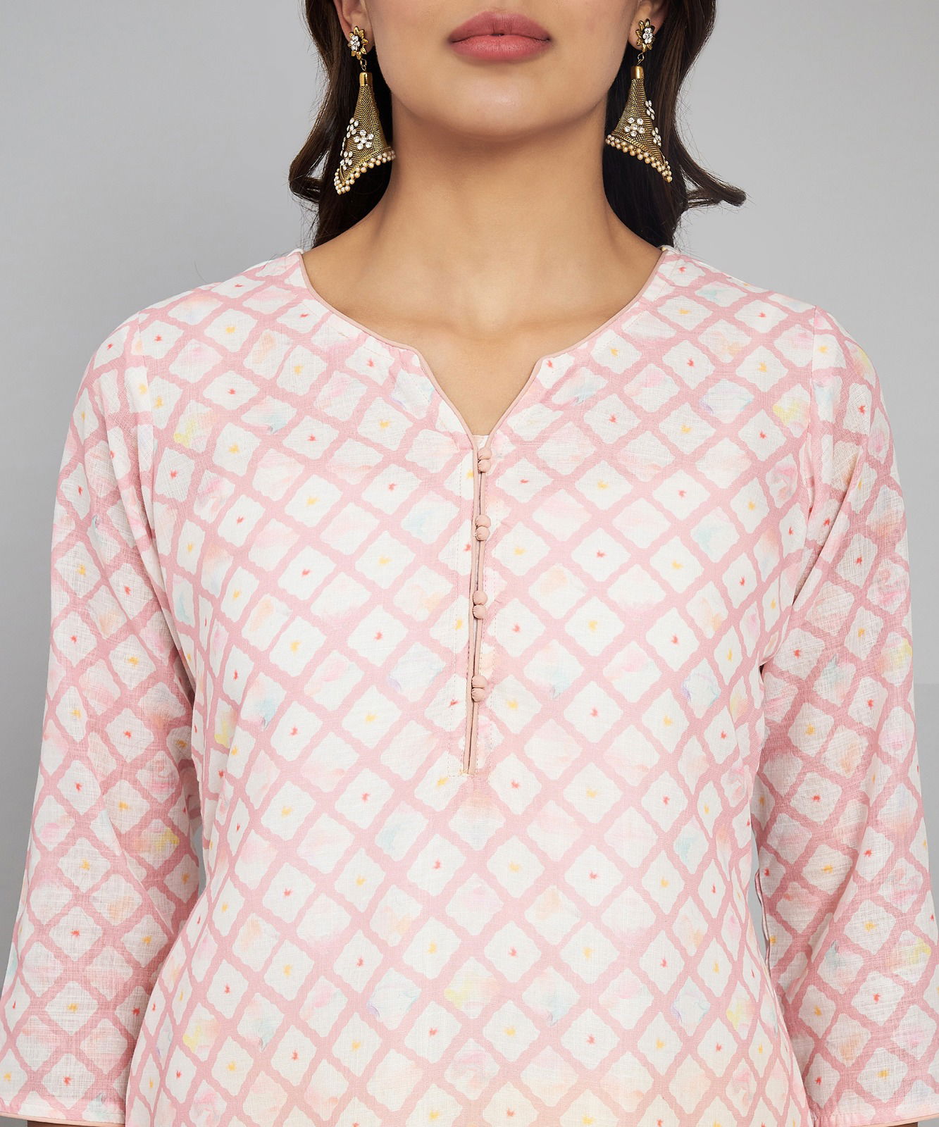 Label Khoj 9678 And 9679 Linen Printed kurti Wholesale Clothing Suppliers In india