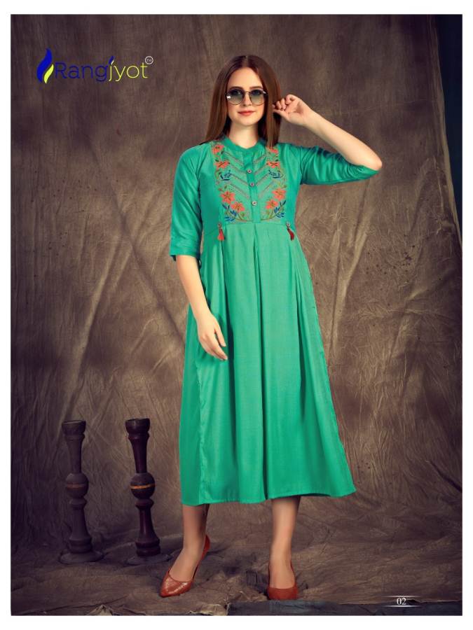 Ranjyot Herry Vol 3 Latest Designer Anarkali Style Kurtis Collection 